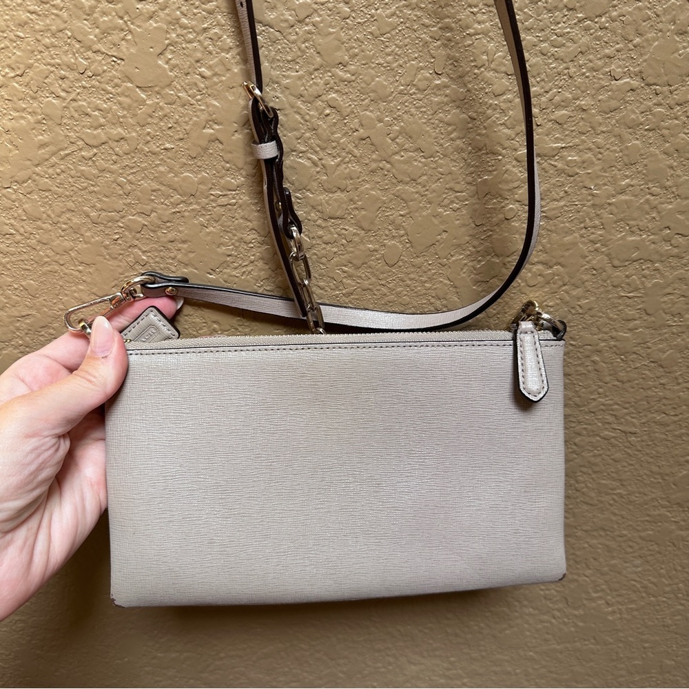 Coach Tan Small Crossbody Wallet - Picture 5 of 7